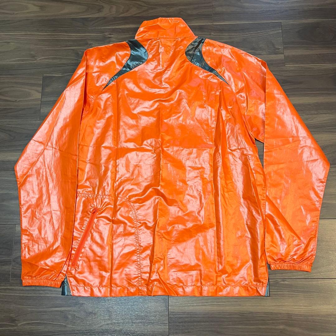 adidas ウインドブレーカー オレンジ フルジップ