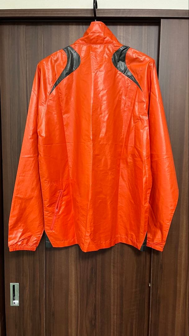 adidas ウインドブレーカー オレンジ フルジップ