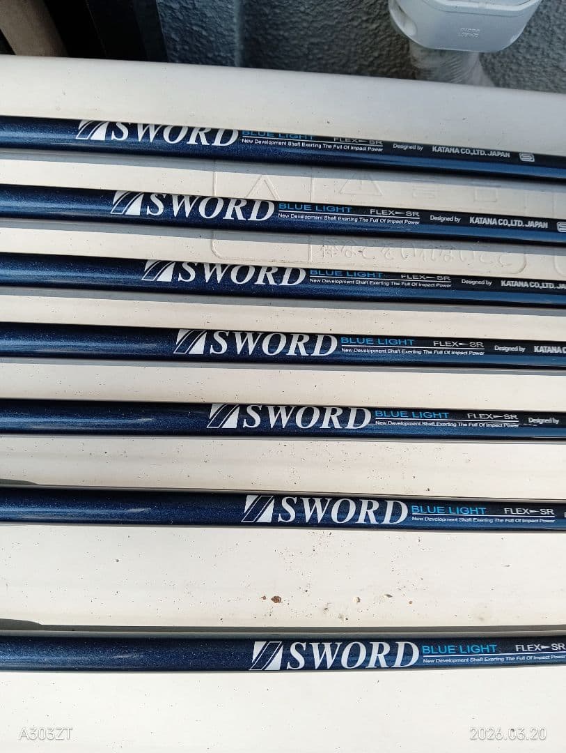 アイアンセット 7本セットカタナ Aから7番シャフトSR