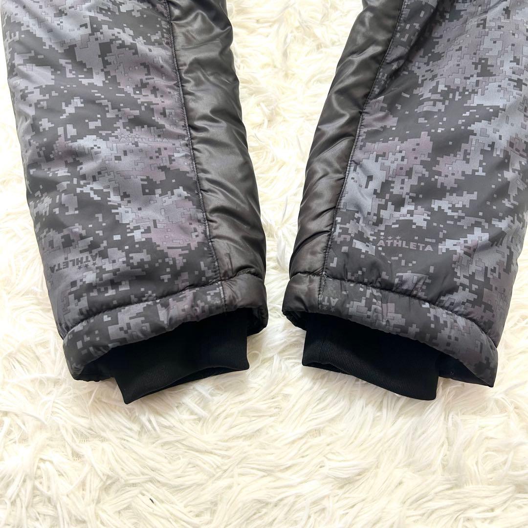 【美品】ATHLETA アスレタ ベンチコート 迷彩カモフラージュ柄 Lサイズ
