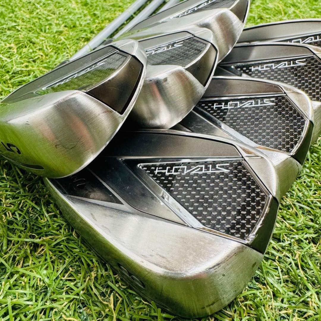 【良品】初級者 テーラーメイド ステルス メンズアイアンセット 7本 S