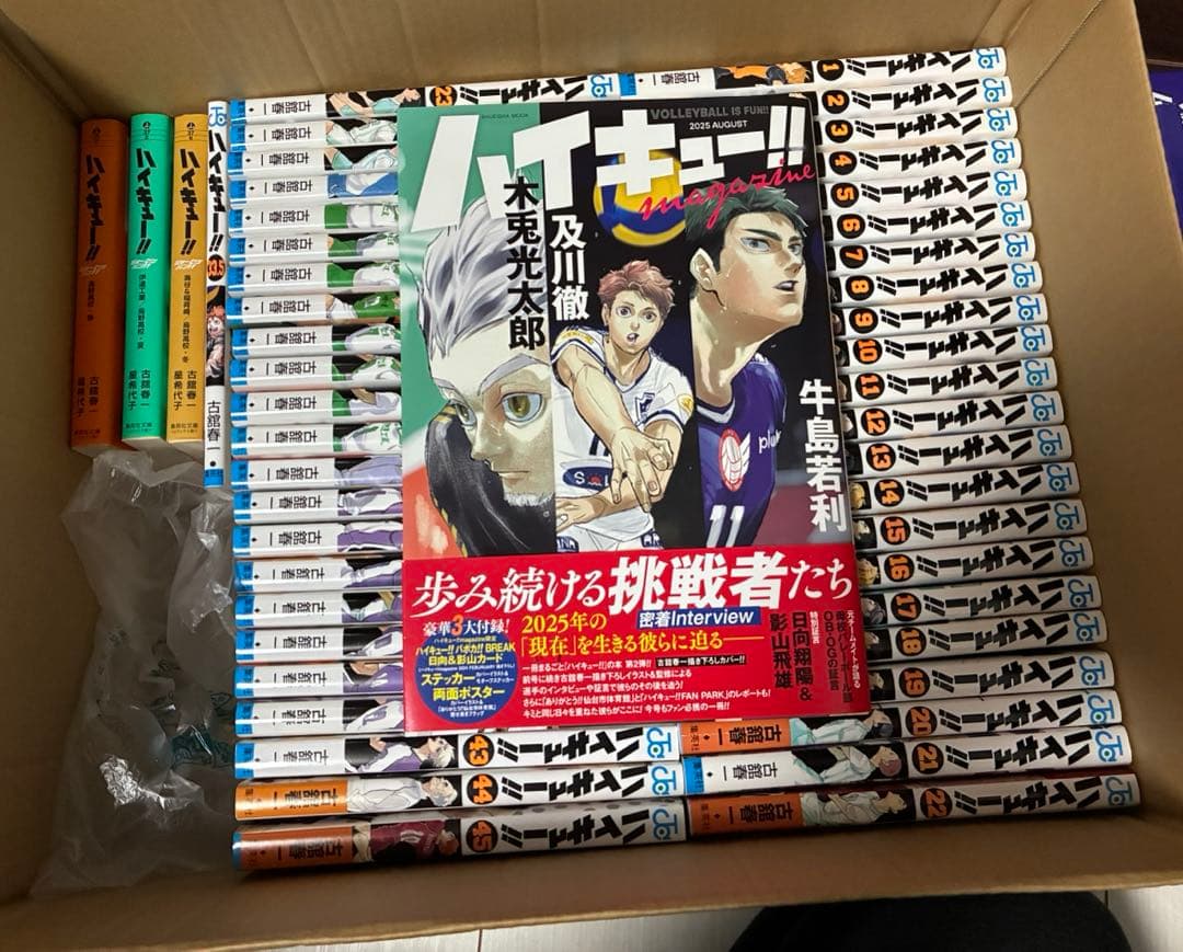 ハイキュー　1〜45巻　全巻完結　＋関連本5冊