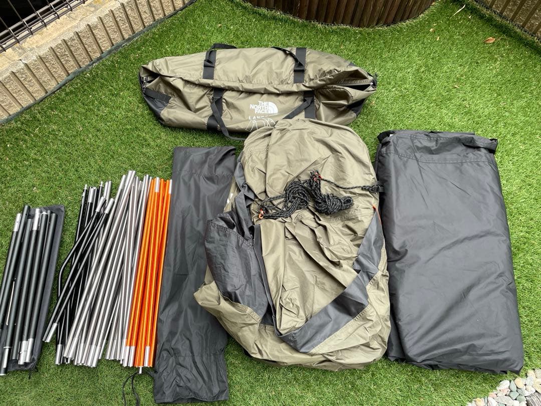 Lander6 The North face ポール・グランドシート付き