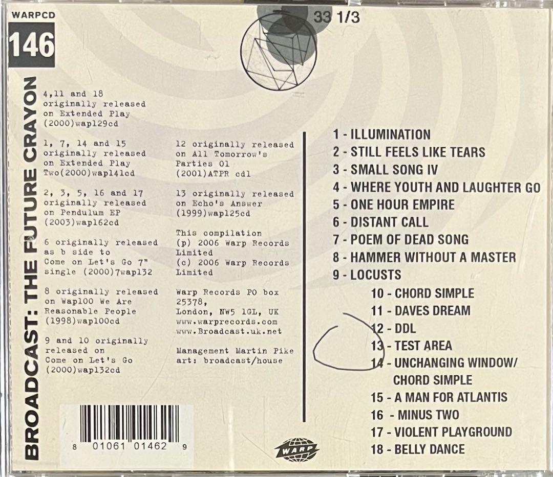 洋楽 Broadcast The Future Crayon Warp Records