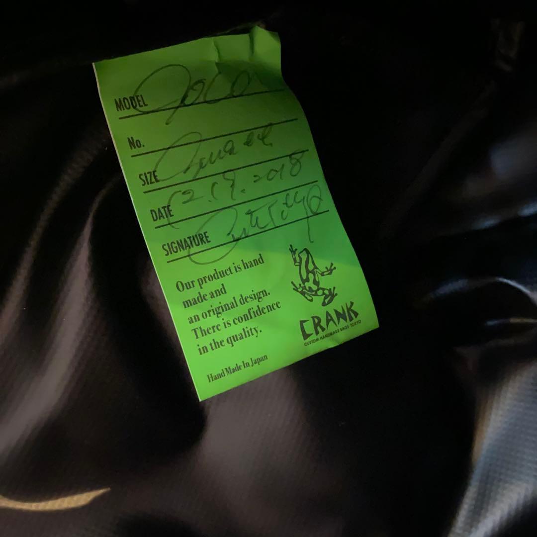 【希少】CRANK TOKYO メッセンジャーバッグ　WBASE クランク東京