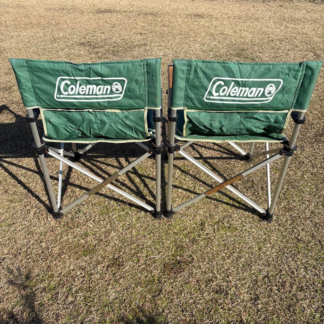 ☆コールマン(Coleman)スリム キャプテンチェア(グリーン) 2脚セット