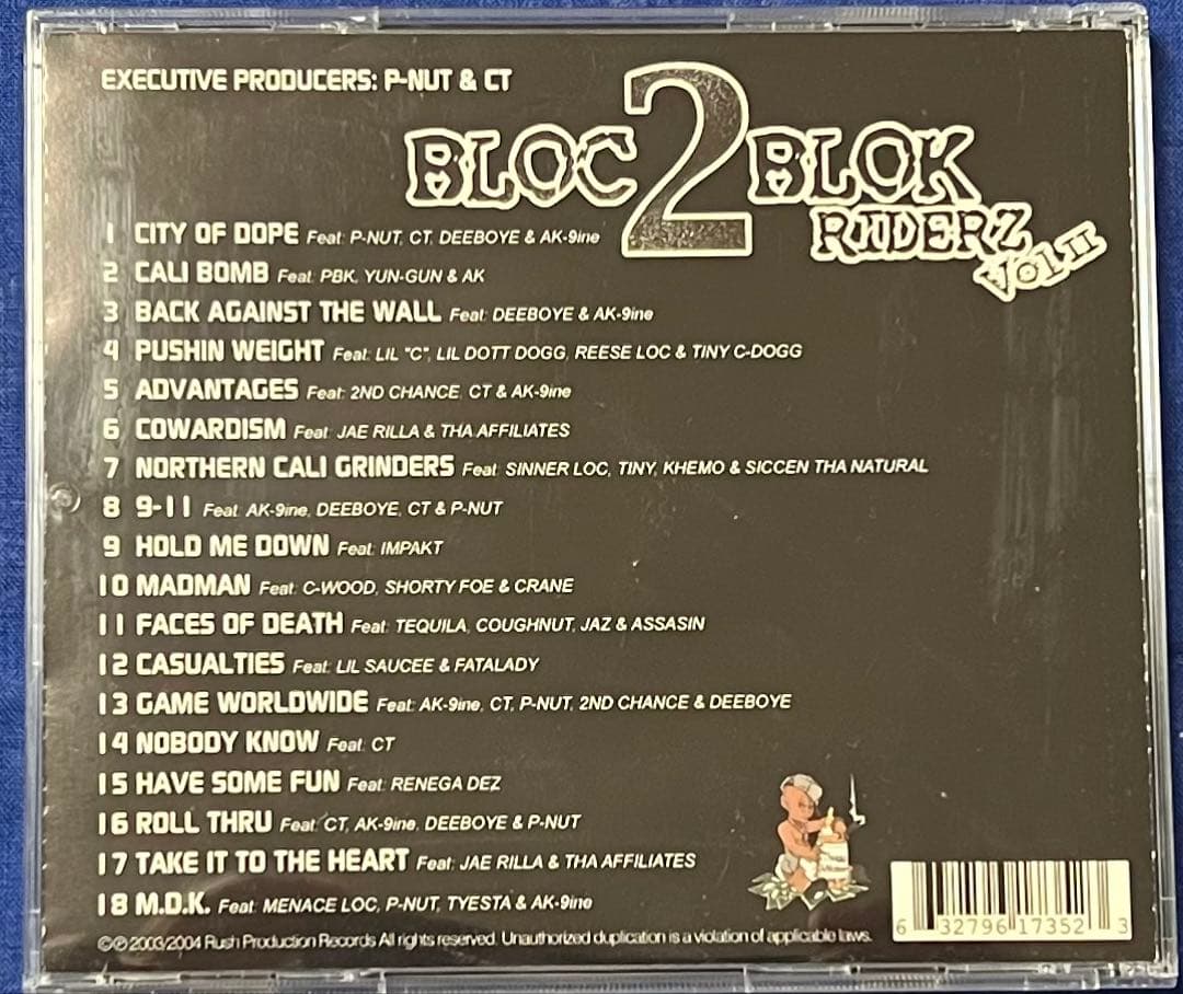 洋楽 Bloc 2 Blok Riderz g-rap g-funk g-luv