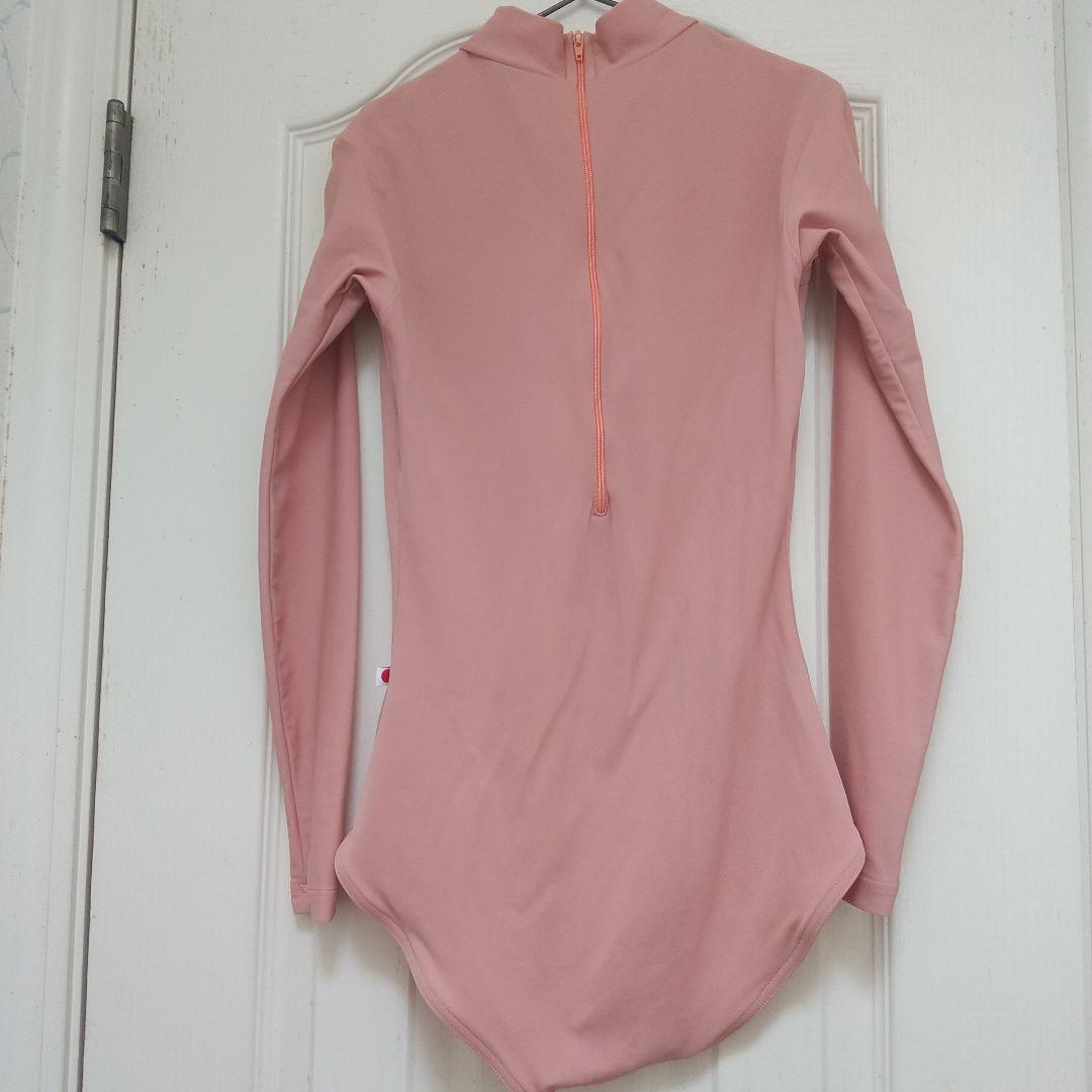 美品 yumiko ユミコ 長袖 ハイネック レオタード Mサイズ