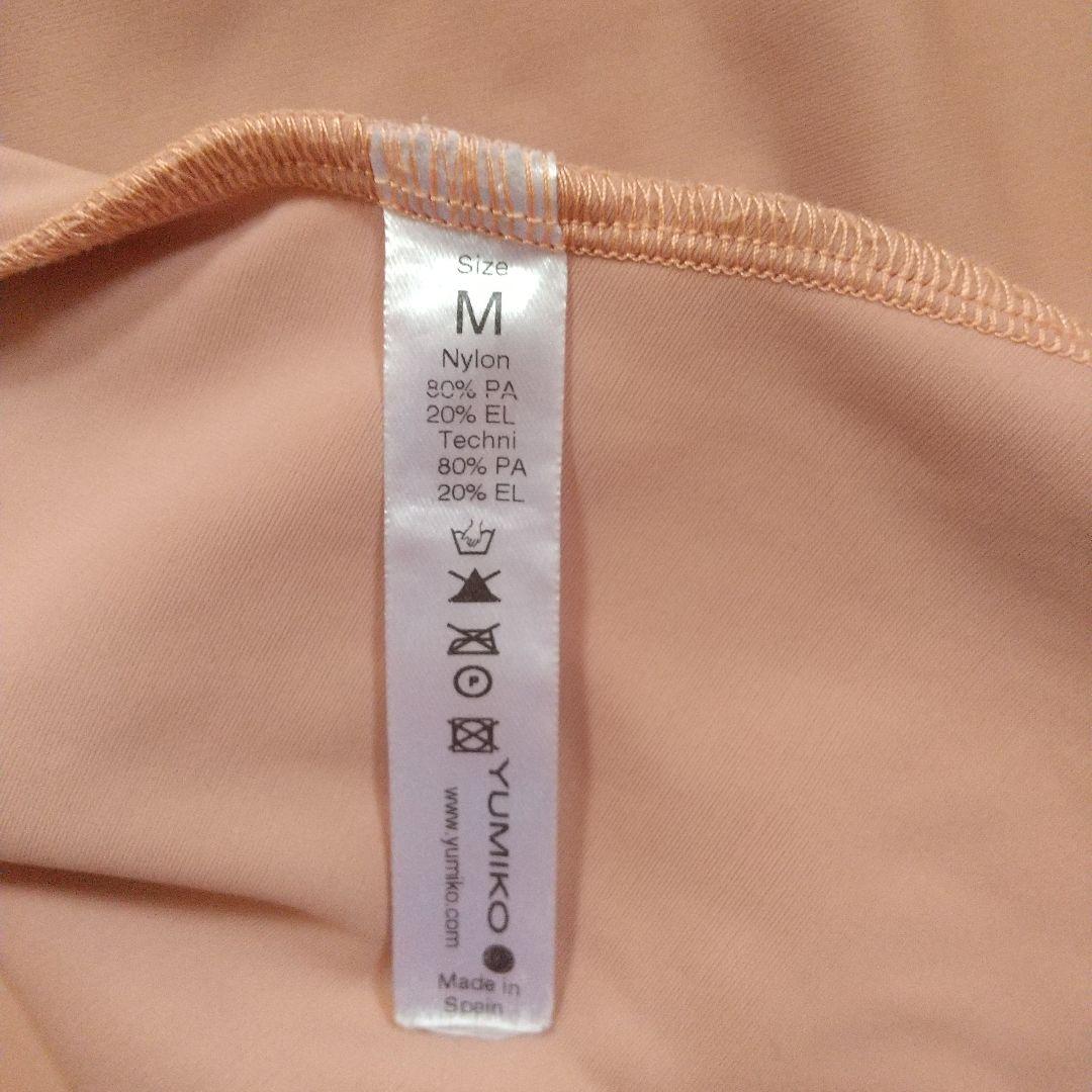 美品 yumiko ユミコ 長袖 ハイネック レオタード Mサイズ