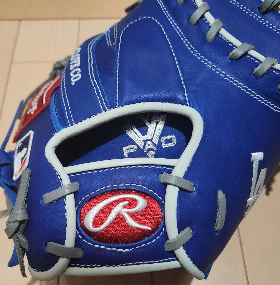 ローリングス　軟式キャッチャーミット　ドジャース