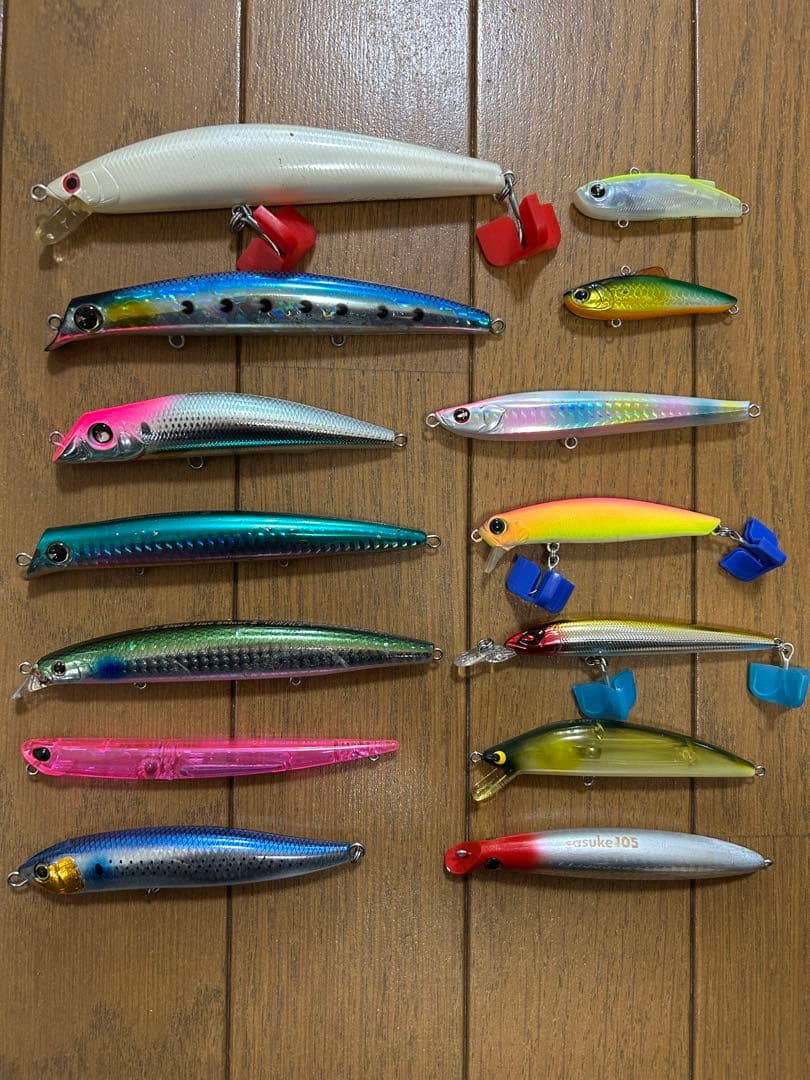 シーバスルアー15個セットまとめ売り　アイマ　ダイワ　ジャクソン他