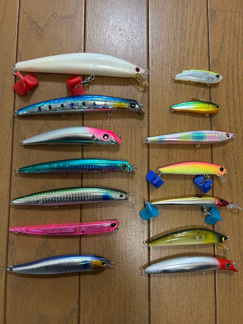 シーバスルアー15個セットまとめ売り　アイマ　ダイワ　ジャクソン他