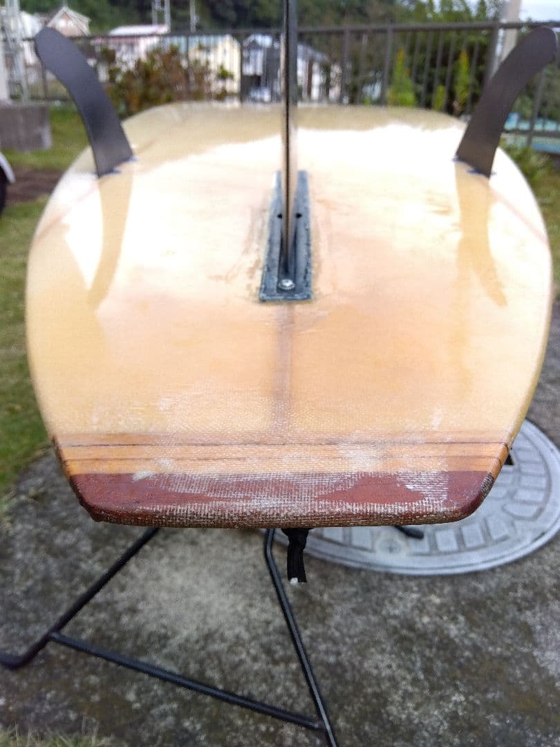 ロングボード　スリーストリンガー　使用感あり　9'4\"　ンテージ感　サーフボード