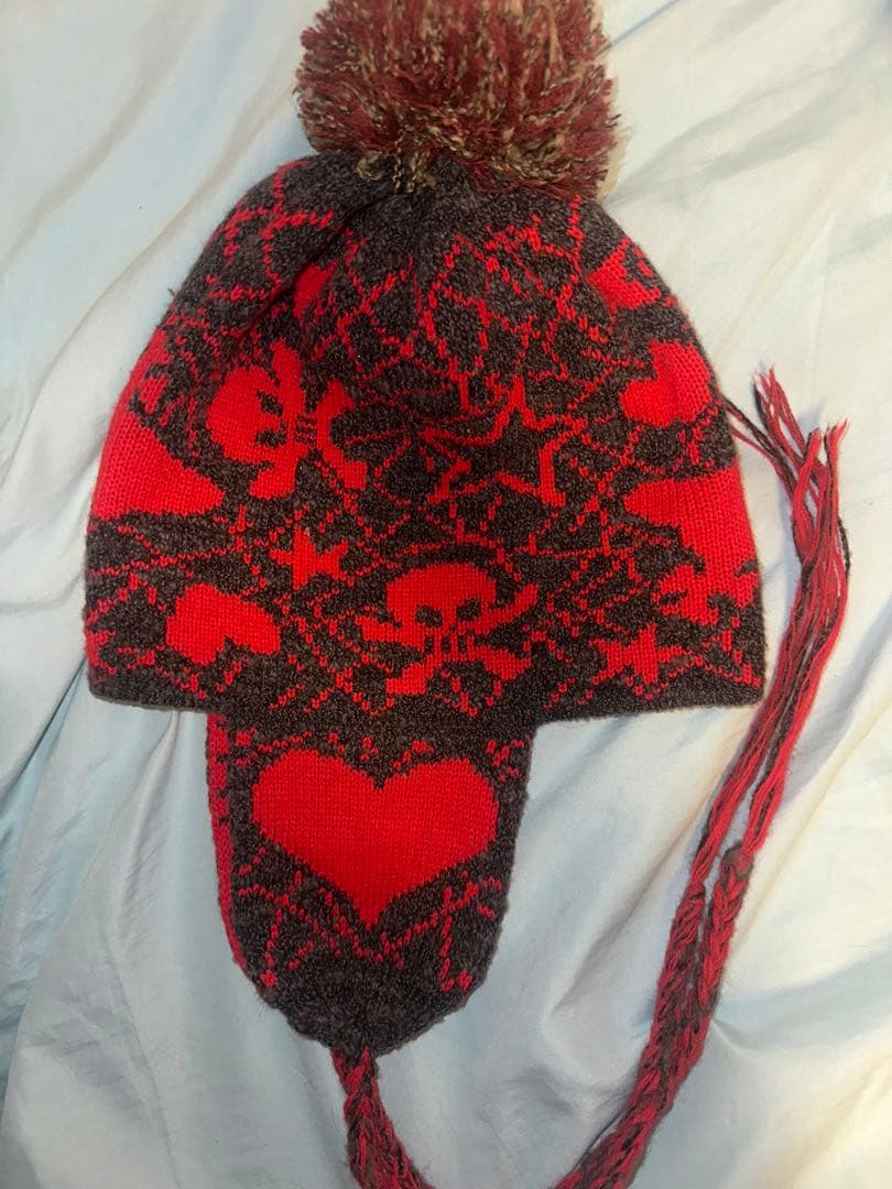 正規品レア ヴィヴィアン耳当て付きニット帽 Vivienne Westwood