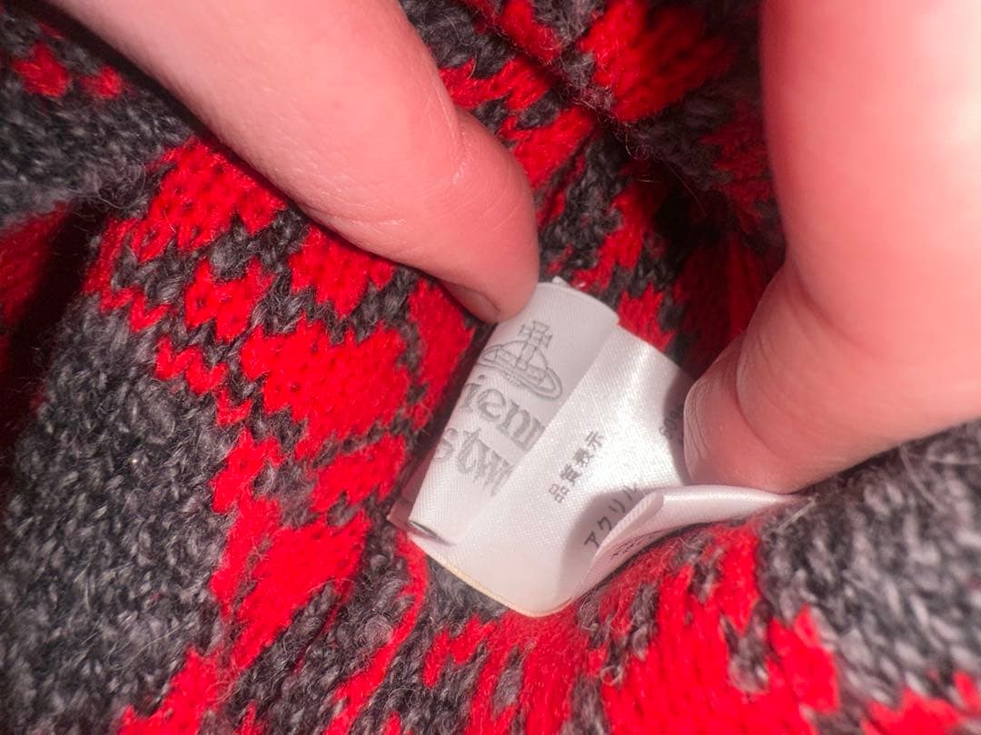 正規品レア ヴィヴィアン耳当て付きニット帽 Vivienne Westwood