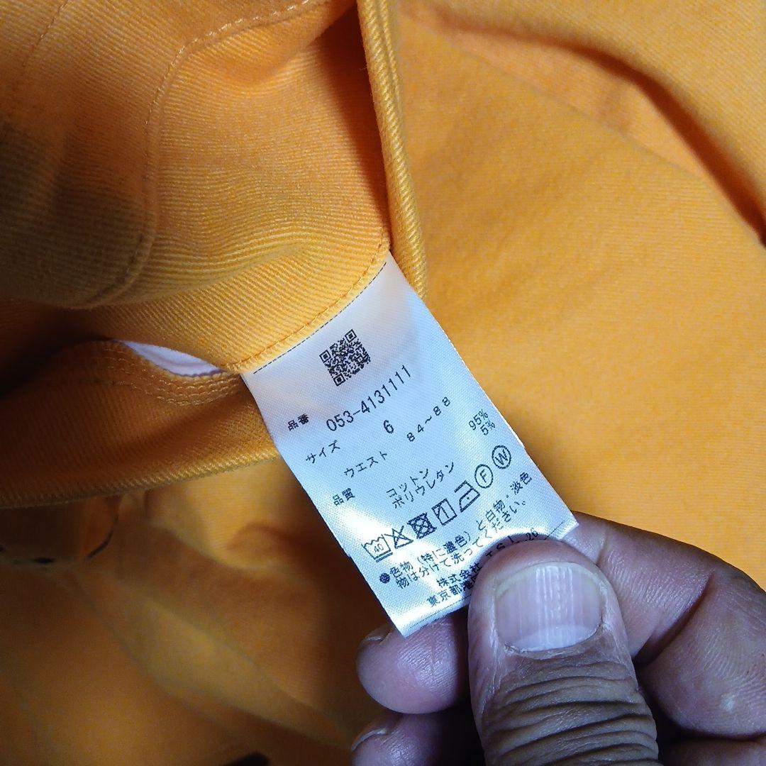 PEARLY GATES ゴルフパンツ オレンジ　サイズ6