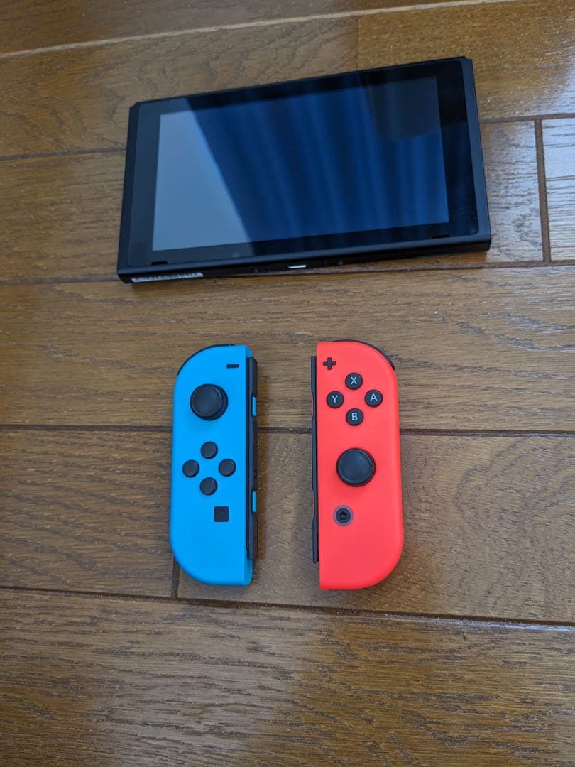 タイトル Nintendo Switch 本体 旧型 美品 ソフト5本 プロコン