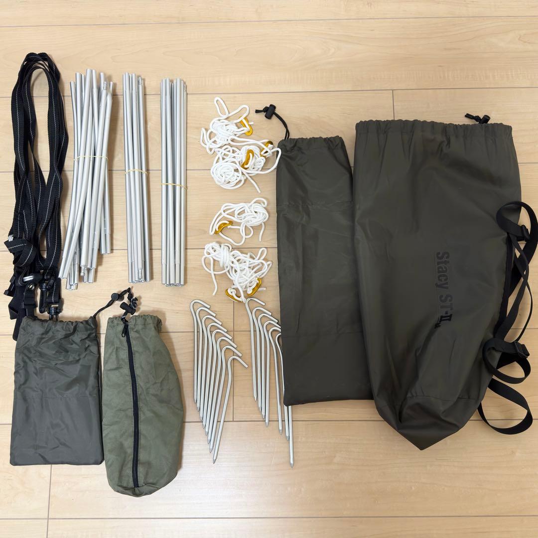 【極美品✨】Ogawa ステイシーST-2 カーキ シート付き 2〜3人用 ソロ