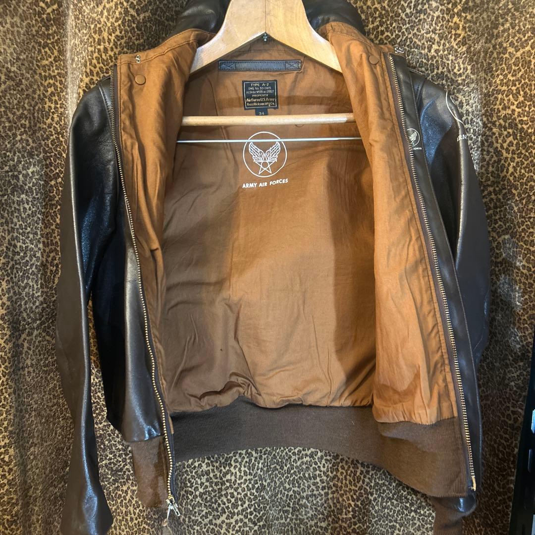 BUZZ RICKSON'SバズリクソンズA-2 馬革 34 USED美品