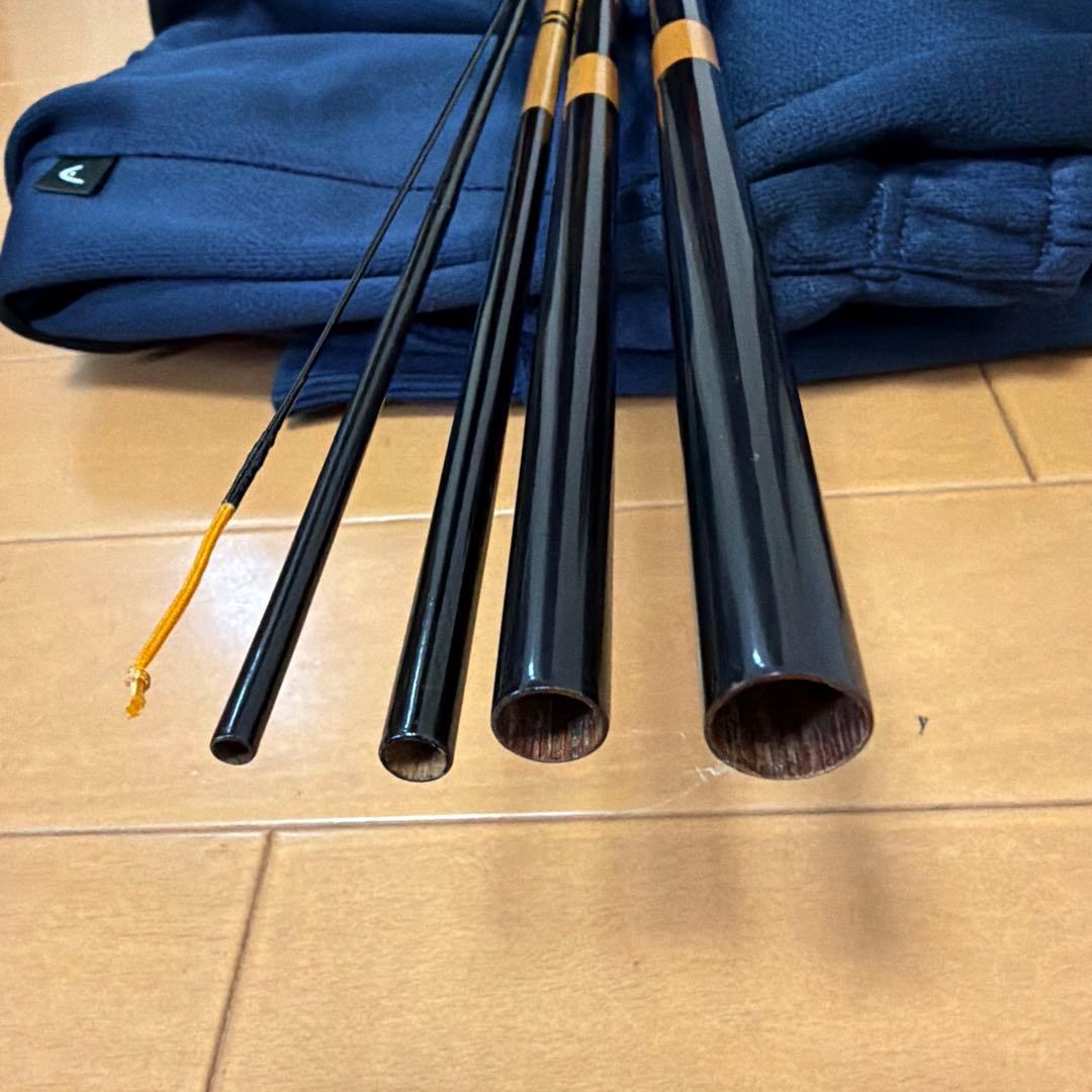 【希少】紀州竹竿　夢坊作　末広　ヘラブナ竿　16尺