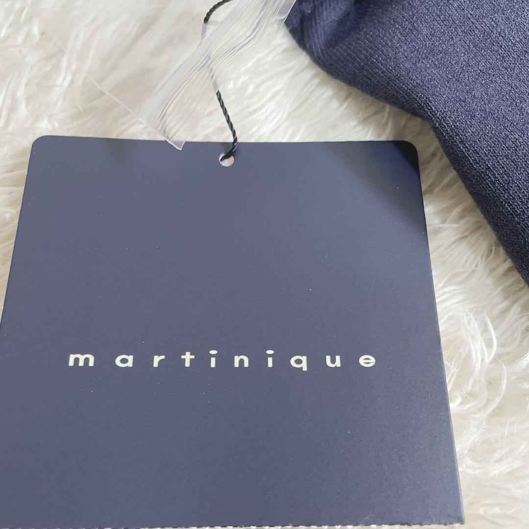 新品タグ付き　マルティニーク　ポロニットワンピース　ネイビー