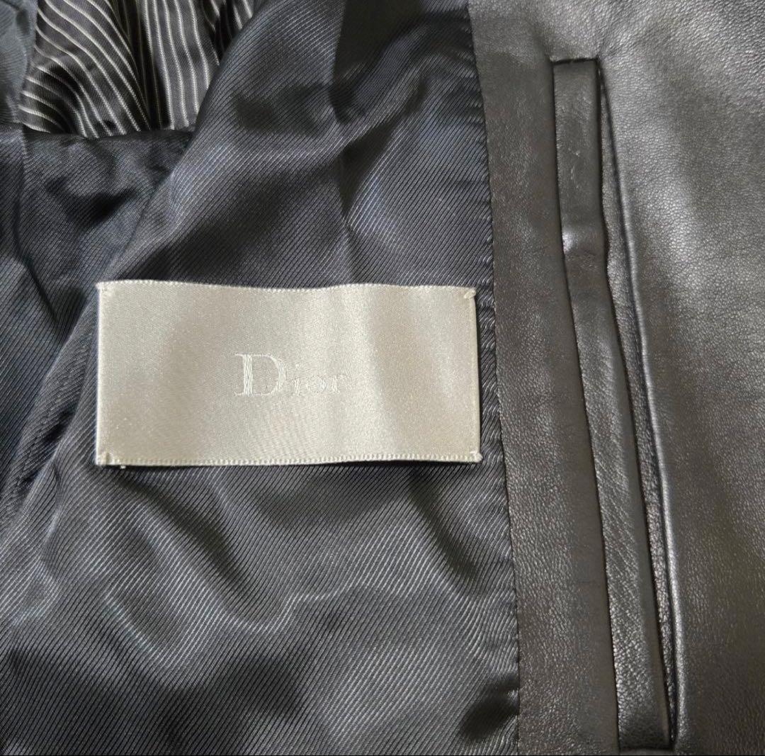 ss07 エディ期 Dior homme レザーボンバージャケット ブルゾン