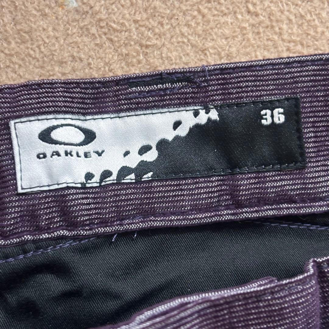 【新品】【OAKLEY】【421908JP】ゴルフ　ストレッチパンツ【36】紫
