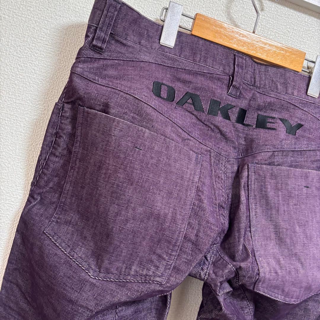 【新品】【OAKLEY】【421908JP】ゴルフ　ストレッチパンツ【36】紫