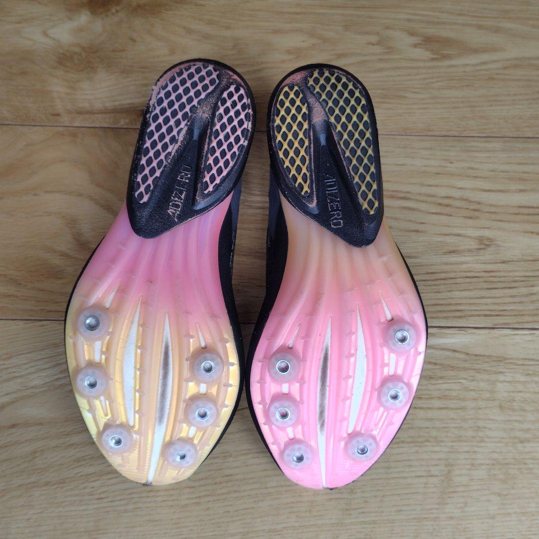 adidasスパイクシューズ 黒/白