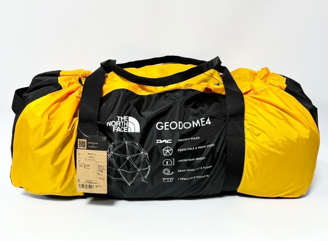 新品 THE NORTH FACE ジオドーム4 スタープ 5 セット イエロー