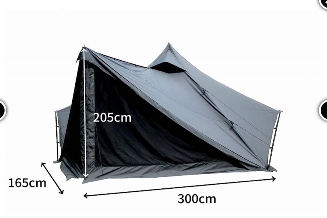 oxtos オクトス ワンポールストーブテント フロントパネル＆インナーテント