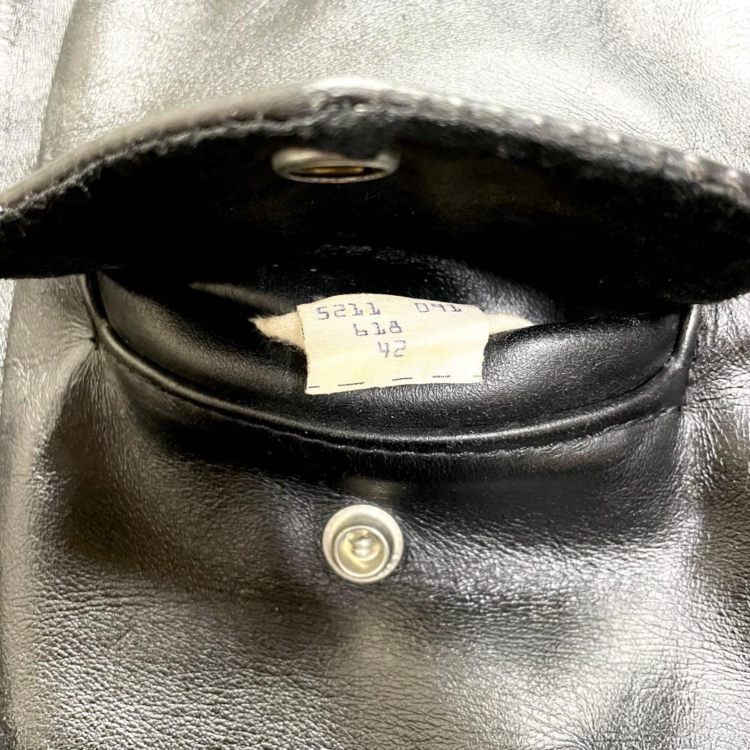 ◆42インチ/ヴィンテージ◆SCHOTT ダブルライダースジャケット 618