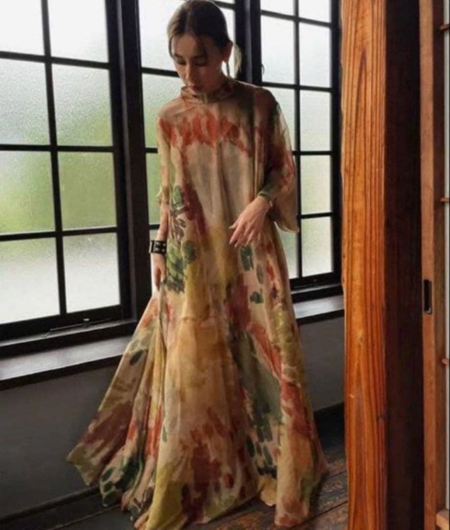 アメリビンテージ　UND WILLOW PAINT DRESS