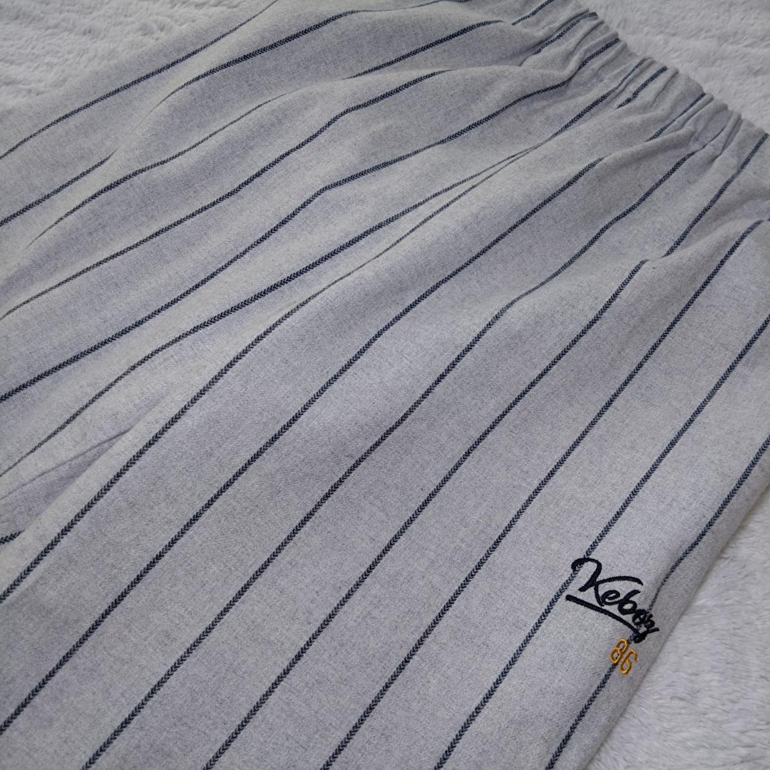 美品ケボズ、KEBOZ、L、ベースボール、ワッペン多数、しぼり紐あり