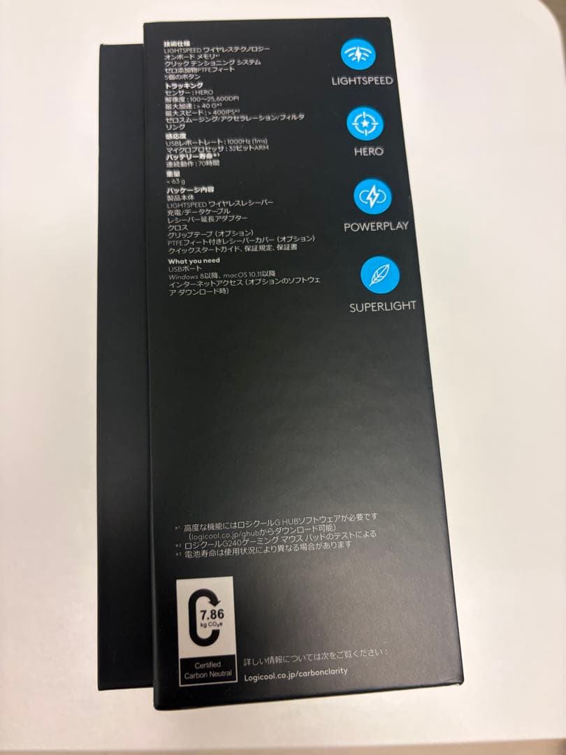 Logicool G PRO X SUPERLIGHT ワイヤレス　マウス