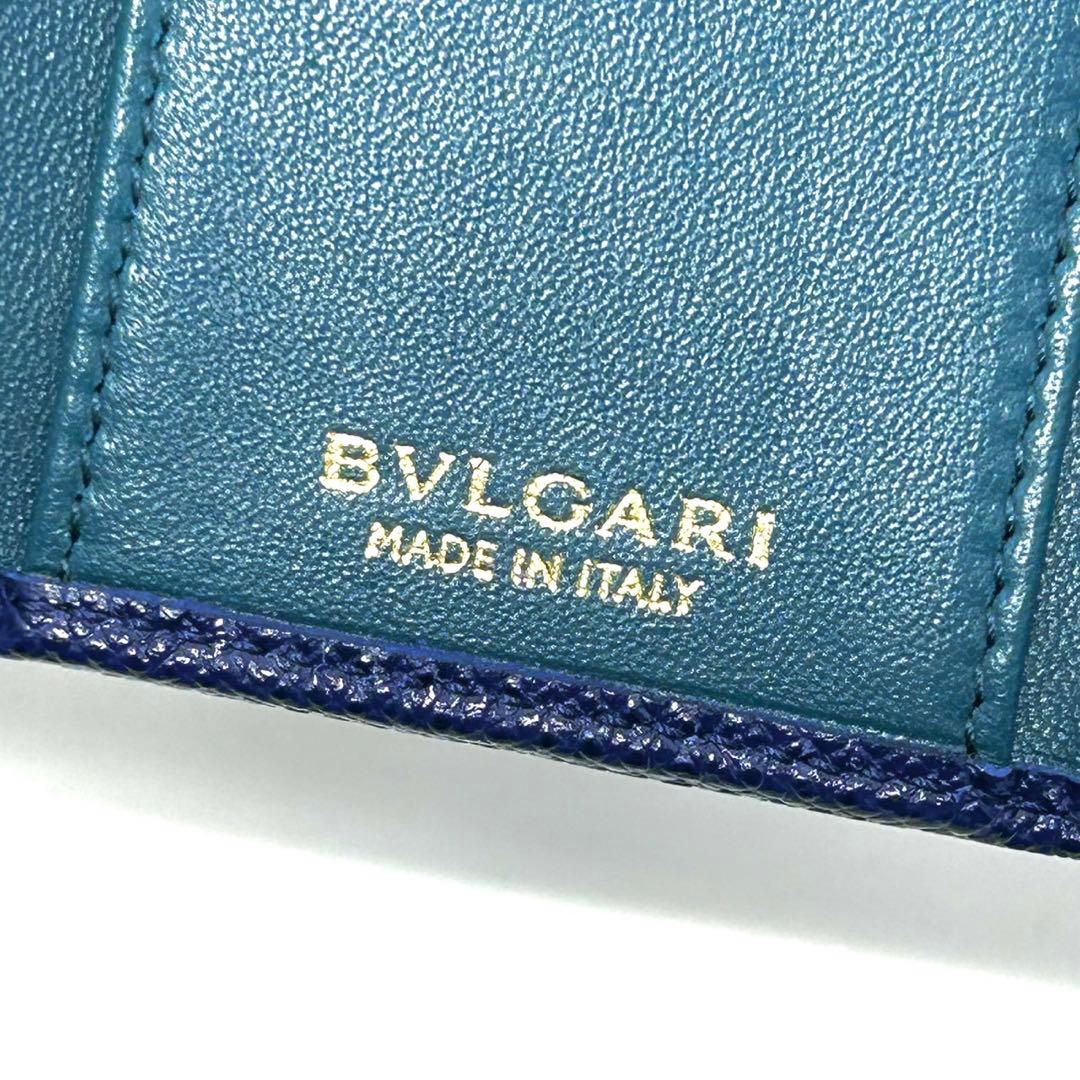 ブルガリ グレインカーフレザー 6連キーケース ブルガリ・ブルガリ 281403