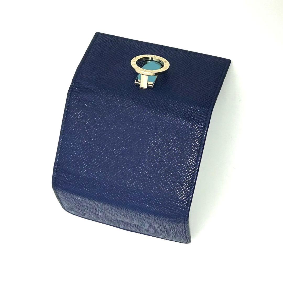 ブルガリ グレインカーフレザー 6連キーケース ブルガリ・ブルガリ 281403