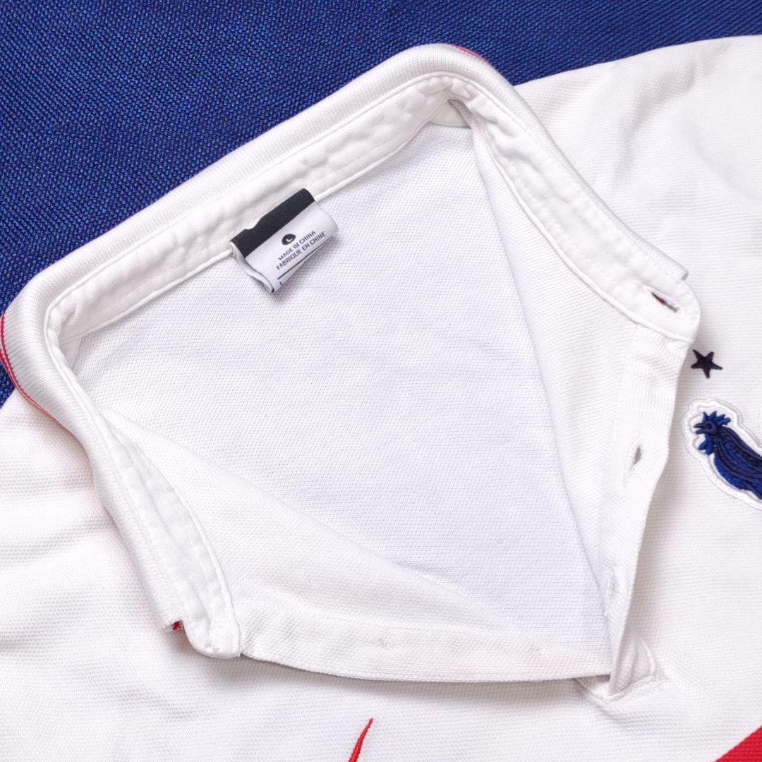 ナイキ NIKE　ポロシャツ　Lサイズ　サッカー　フランス代表 ボーダー