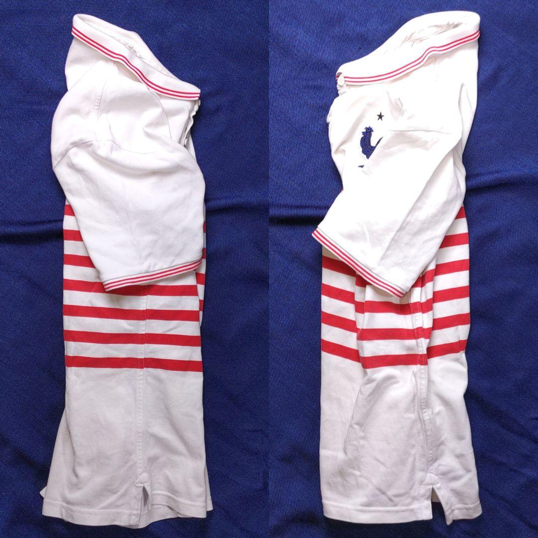 ナイキ NIKE　ポロシャツ　Lサイズ　サッカー　フランス代表 ボーダー