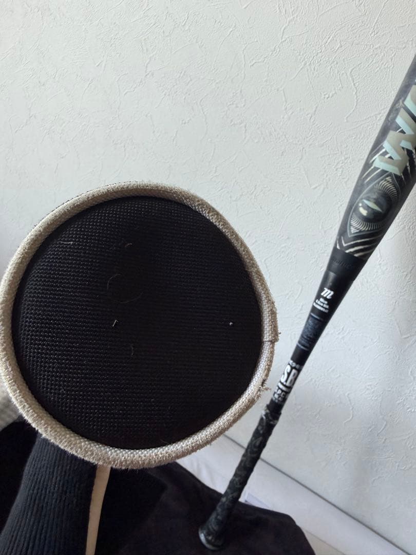 12月購入 黒ワニmarucci 軟式バット 80cm ワニクラッシャー