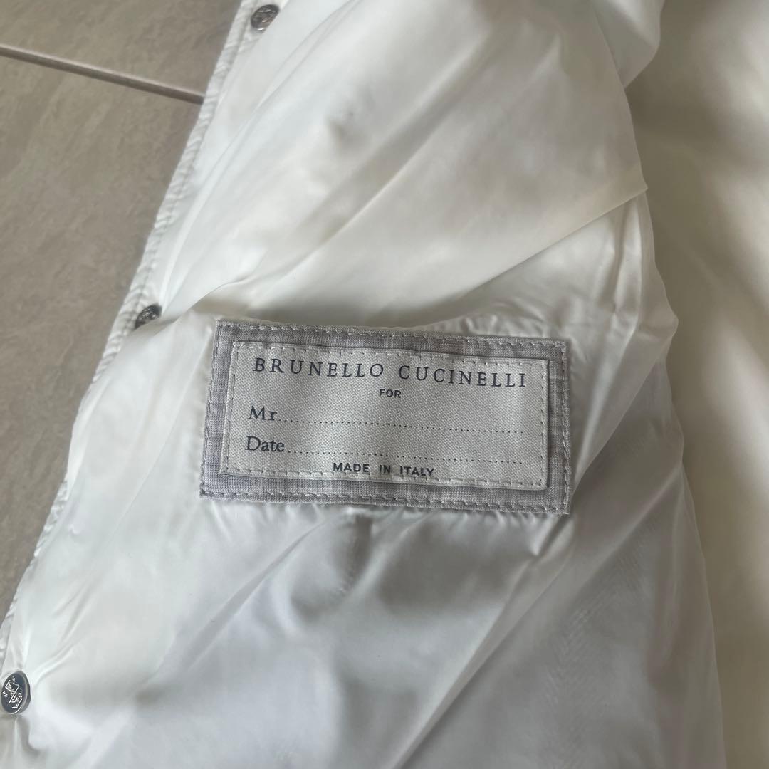 ブルネロクチネリ　ダウンベスト　S インディゴ