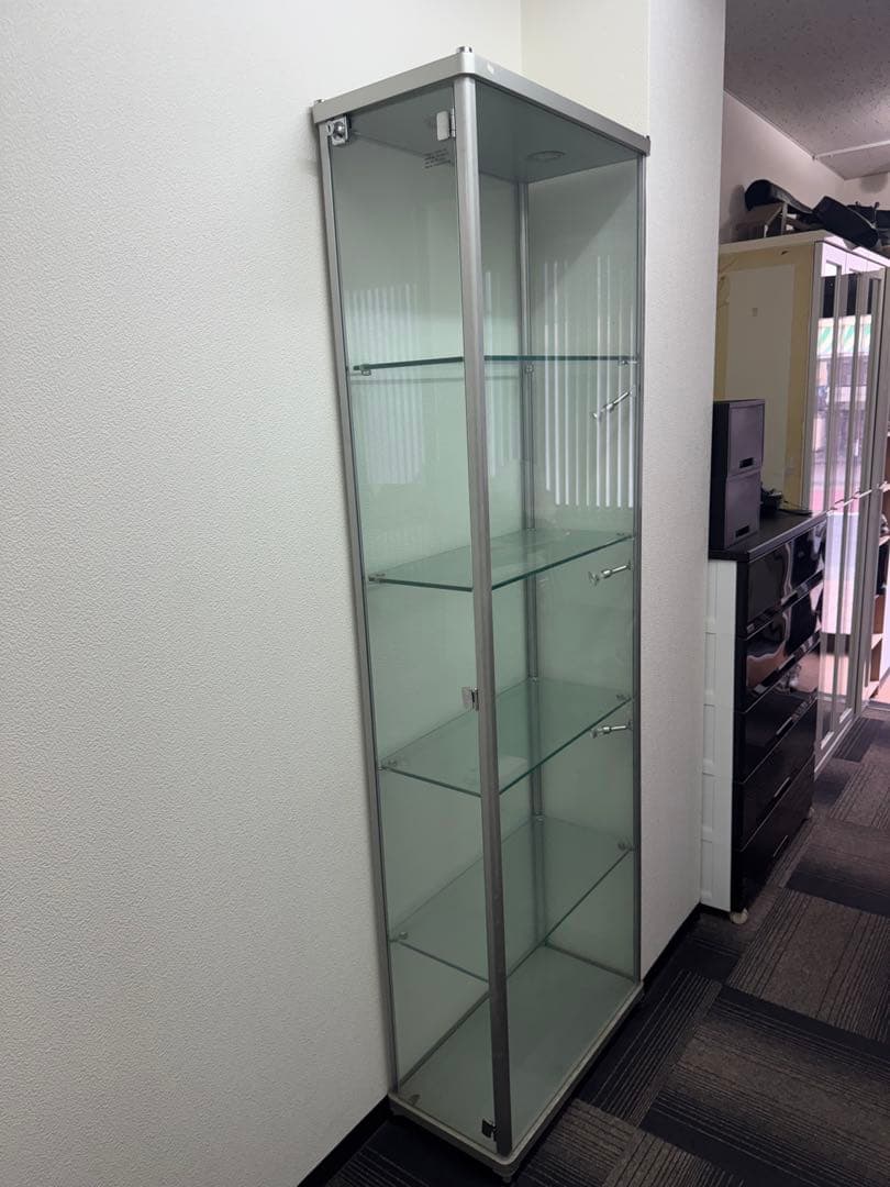 ガラスケース 4段 スライド扉