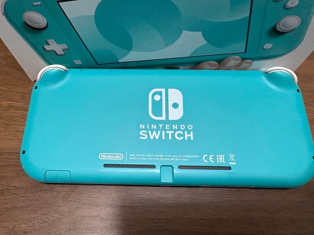 【ジャンク品】Nintendo Switch Lite ターコイズ本体 充電器付