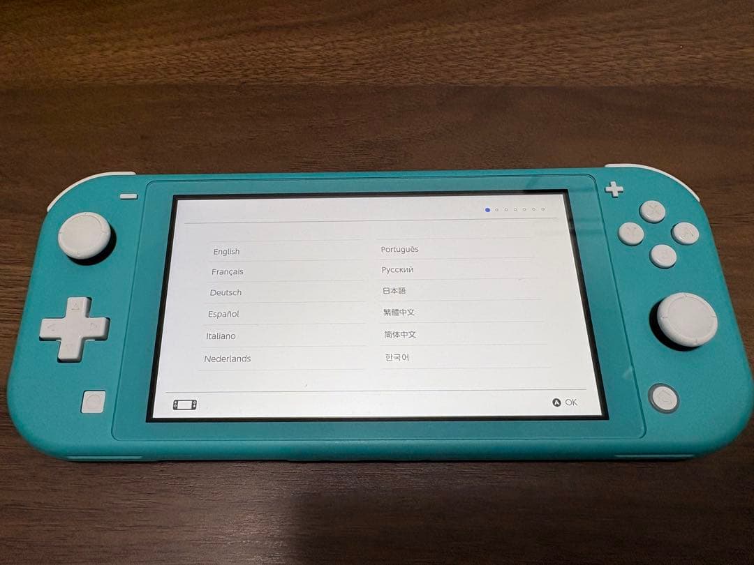 【ジャンク品】Nintendo Switch Lite ターコイズ本体 充電器付