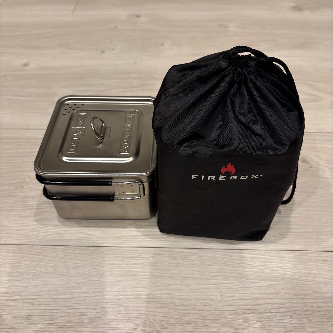FIREBOX 焚き火台 ステンレス製 収納バッグ付き