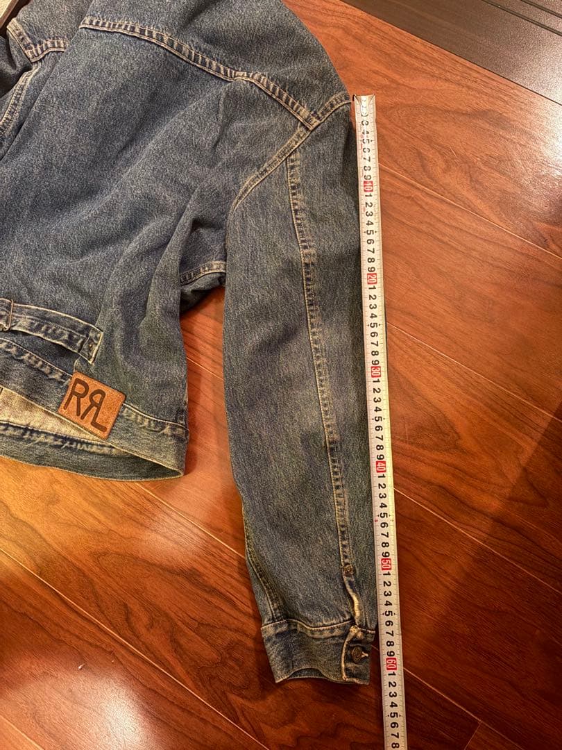 極上　RRL 90S 三ツ星　デニムジャケット (ラルフローレン) ビックサイズ