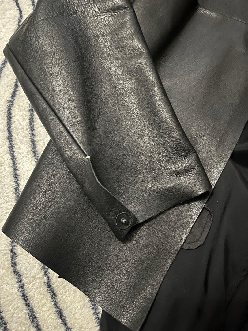 ジャケット・アウター sunsea 17ss CUT OFF BIKER BLOUSON