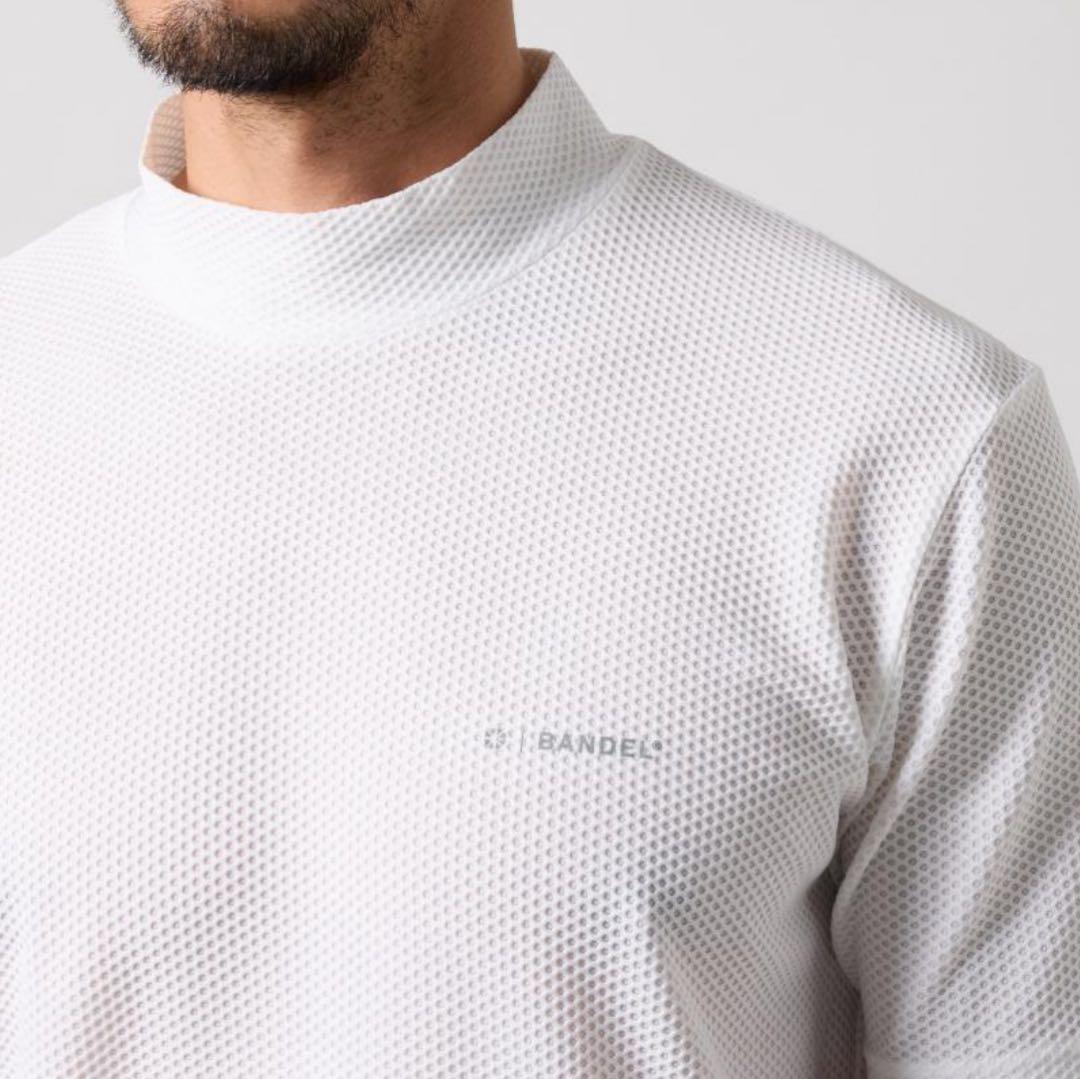 【新品・タグ付き】BANDEL メンズ モックネック ホワイト M