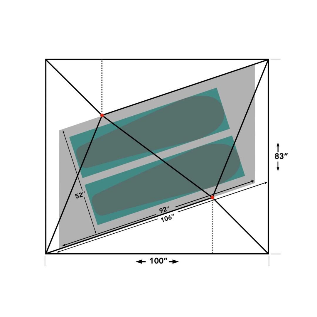 ★新品 Durston X-Mid2 Solid 2人用 1065g