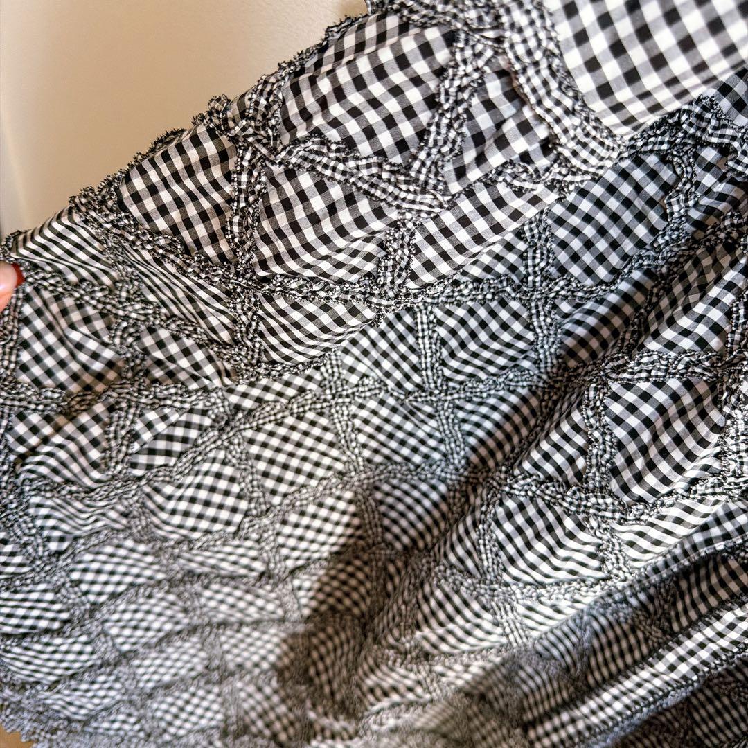 新品未使用　2025年製　PINK HOUSE ギンガムチェックミディワンピース